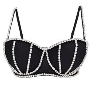 New with tags fashion, nova dazzling Nights top with diamonds size extra large